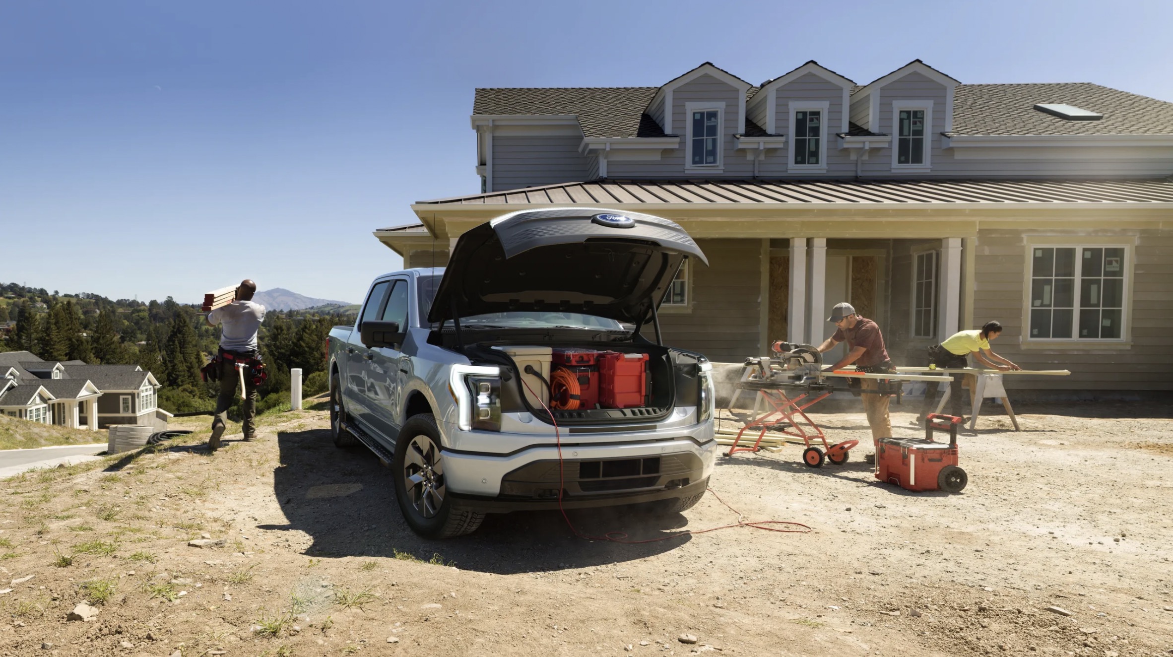 最大续航482km 福特F-150 Lightning官图发布